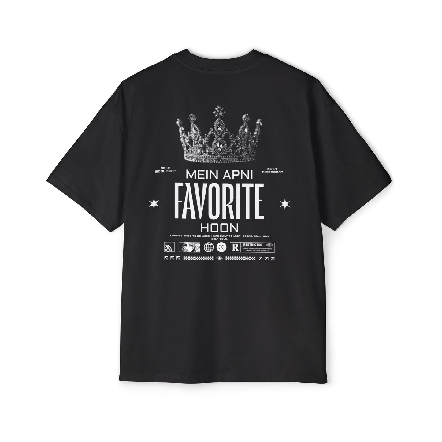 Mein Apni Favorite Hoon Oversized Fit Tee