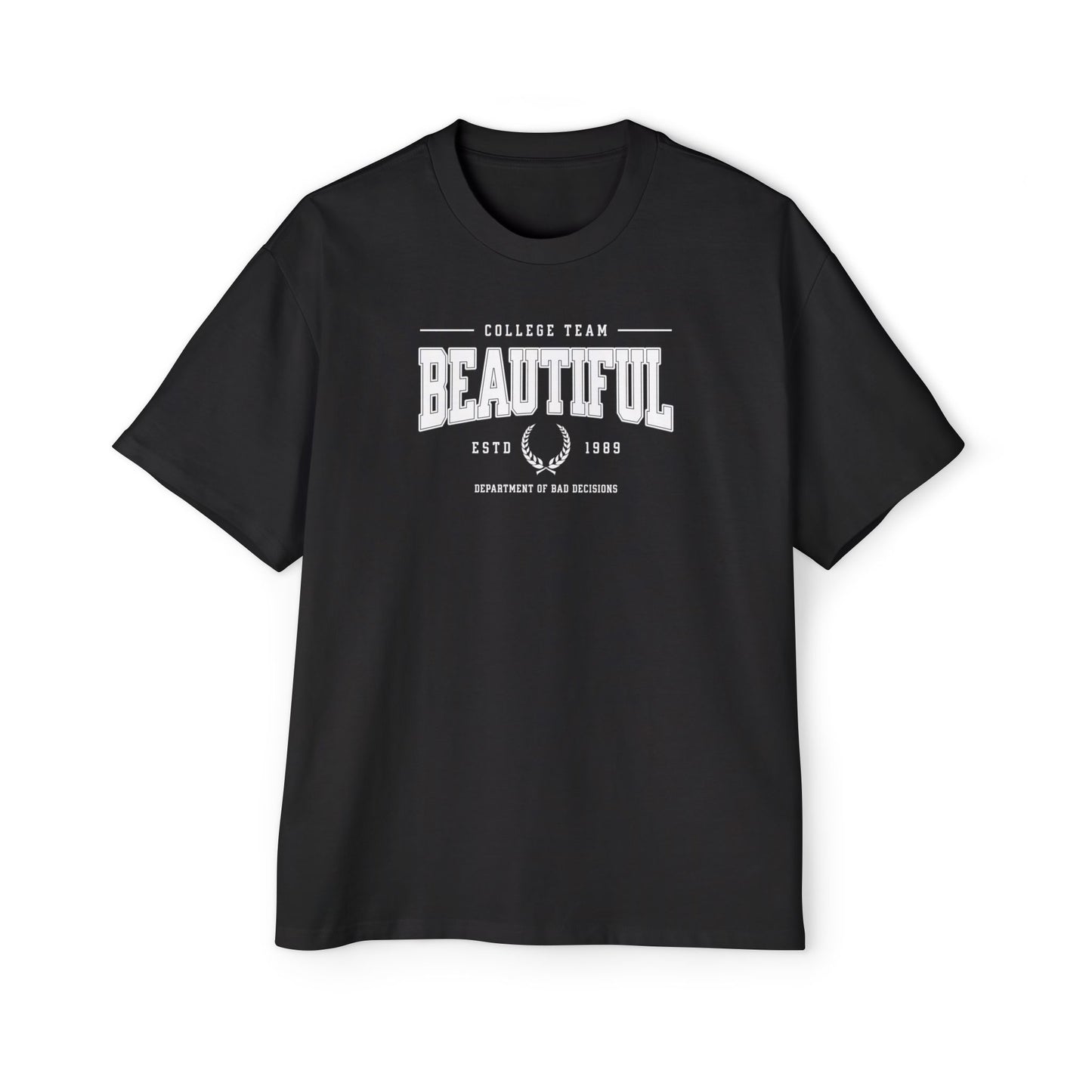 Beautiful Varsity Oversized Fit Tee
