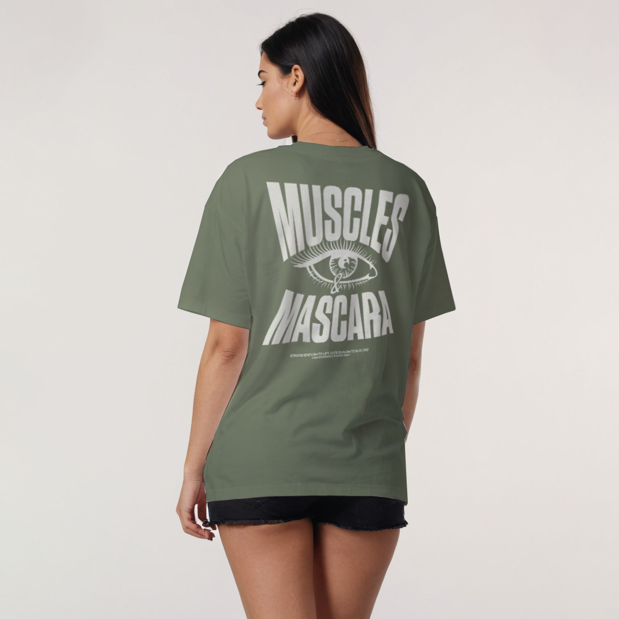 Muscles & Mascara Oversized Fit Tee