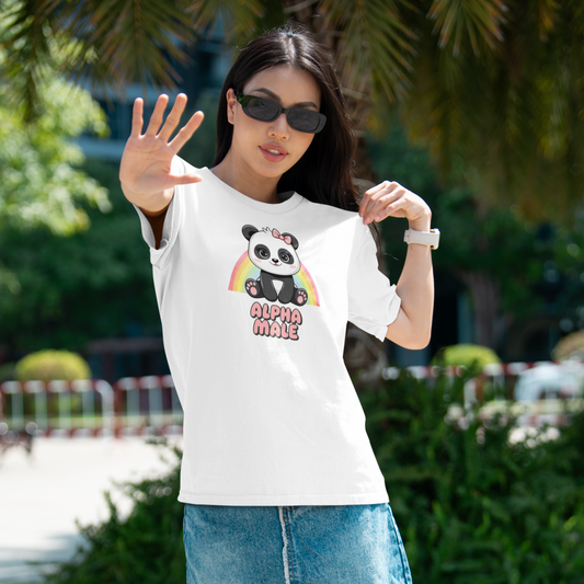 Alpha Male Panda Oversized Fit Tee