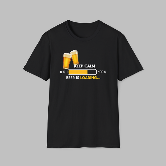 Keep Calm Beer is Loading T-Shirt